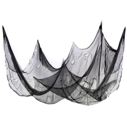 Dekoracja na stół Halloween czarna 210x300cm PP136294