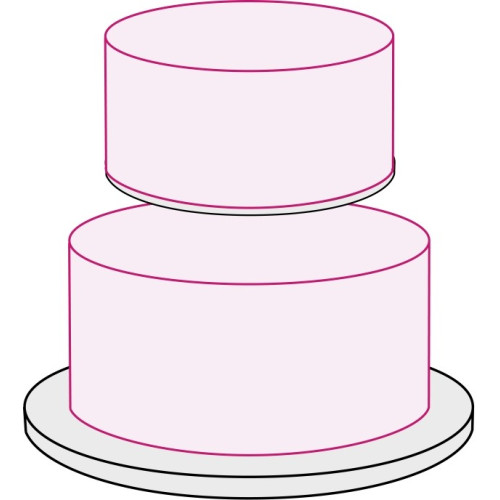 Fun Cakes Podkład okrągła Przekładka tłuszczoodporna pod tort 15cm/5sztuk F80500