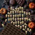 Forma silikonowa do czekoladek lodu pralinek Czaszki Halloween 13176