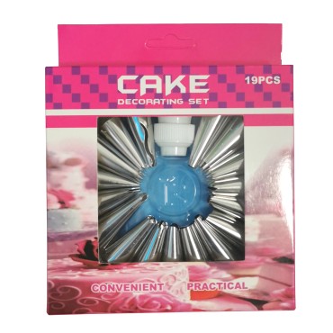 Tylki cukiernicze 17szt + 1x adapter+ worek cukierniczy MJ9671