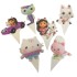 Toppery pikery do babeczek Gabi i koci domek 24szt Sweet Baking 13209
