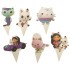 Toppery pikery do babeczek Gabi i koci domek 24szt Sweet Baking 13209