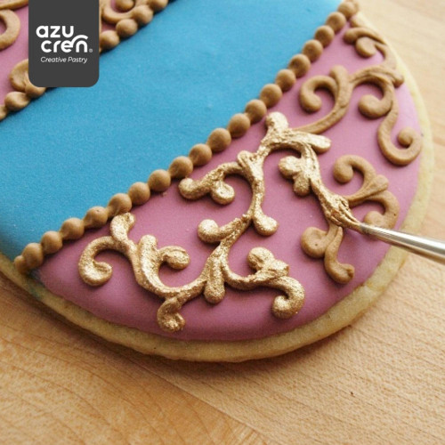 Azucren lukier królewski Złoty royal icing 500 gram lukier do pierników pierniczków AZ01674