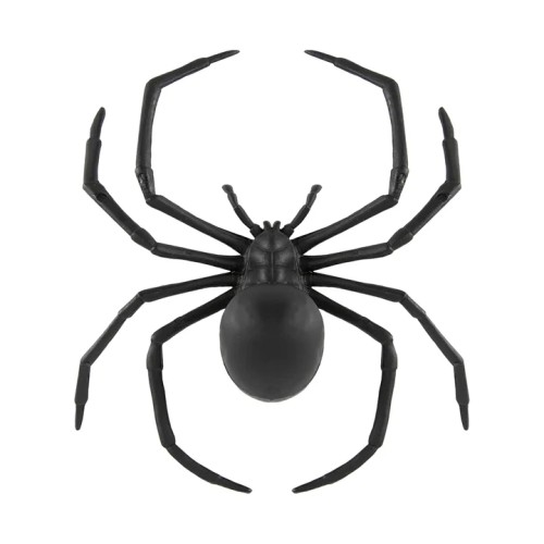 Dekoracja pająk plastikowy Czarna Wdowa Halloween PP136690