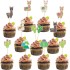 Toppery pikery do babeczek Lama 24szt Sweet Baking 8413