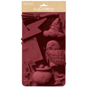 ScrapCooking Forma silikonowa do ciastek Wizard 6 gniazd SC2998