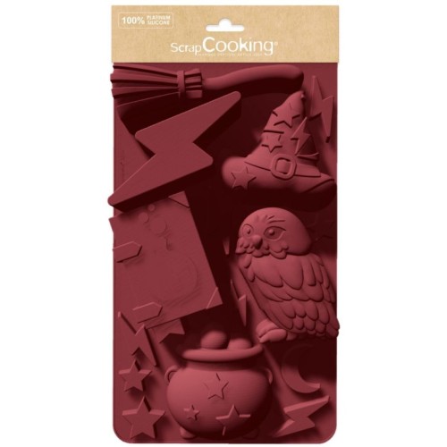 ScrapCooking Forma silikonowa do ciastek Wizard 6 gniazd SC2998