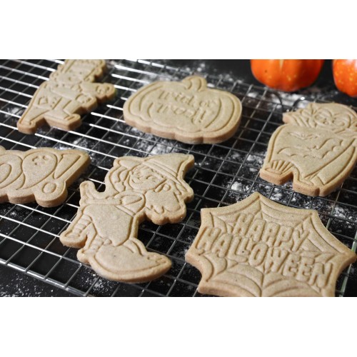PME Foremki stemple do ciastek masy cukrowej Halloween Czarownica Drakula Frankenstein 3szt HW24CCC058