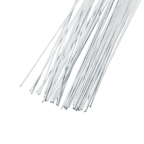 Azucren druciki florystyczne do kwiatów cukrowych BIAŁE rozm. 30 50szt DE87312