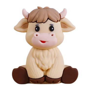 Figurka dekoracja na tort Byczek 3D farma 13360
