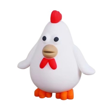 Figurka dekoracja na tort Kurczak Kurka 3D farma 13362