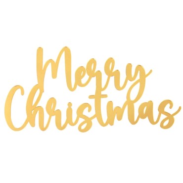 Topper na bok tortu do dekoracji wypieków Merry Christmas 13679