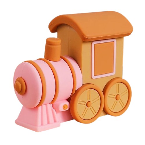 Figurka do dekoracji 3D Ciuchcia Różowa 13729