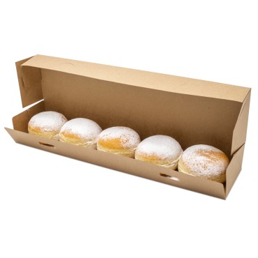 Pudełko eko na pączki donuty ciastka Słodki Pączuś 48112