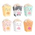 Pudełka na popcorn słodycze Kotki 15cmx8,5cm 6szt PP151266