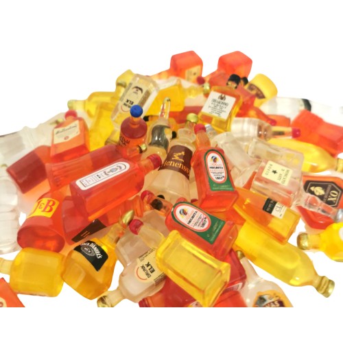 Figurki do dekoracji Butelki mix 12szt 13957