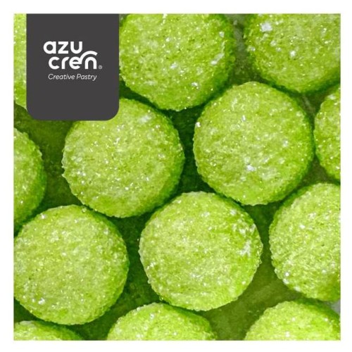 Azucren Posypka cukrowa do dekoracji Perełki Limonkowe 14mm 60g AZ01921