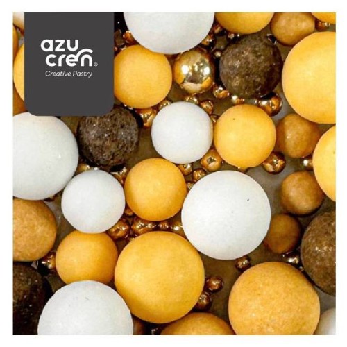 Azucren Posypka cukrowa do dekoracji Perełki Autumn mix 80g AZ01911