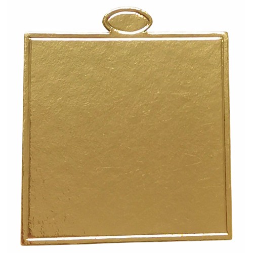 Azucren Bankietówki Bankietówka Mini podkłady kwadratowe pod monoporcje Złote 50 sztuk 8cmx8cm AZ01851