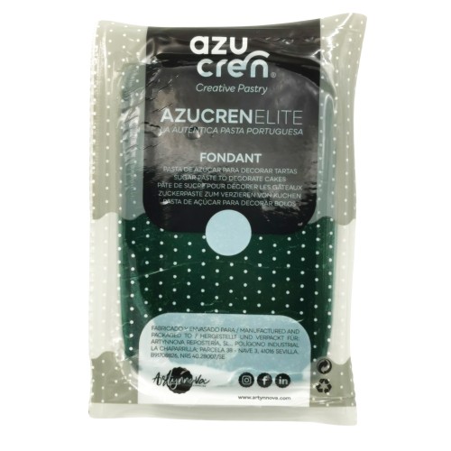Azucren masa cukrowa lukier plastyczny do figurek kwiatów Zielona 250g AE00053