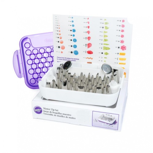 Wilton Zestaw tylek w kasetce Master Tip 55 sztuk 02-0-0228