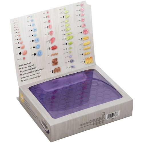 Wilton Zestaw tylek w kasetce Master Tip 55 sztuk 02-0-0228