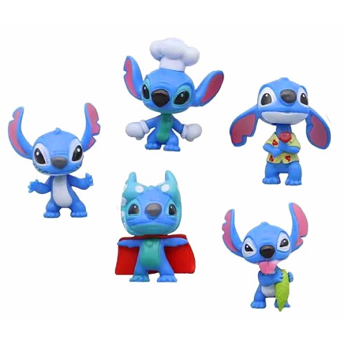 Figurki do dekoracji Lilo & Stitch 3D 5 sztuk 14253