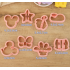Foremki ze stemplem do ciastek masy plastikowe Myszka Miki 14255