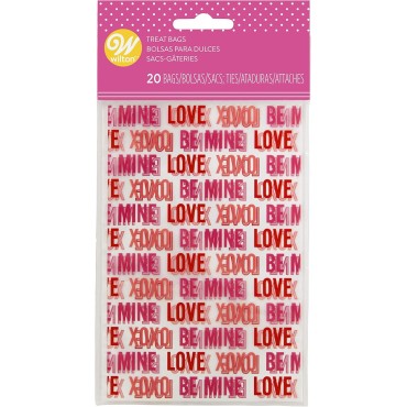 Wilton Torebki na słodycze Wilton – Love Print 20 szt 1912-0-0132