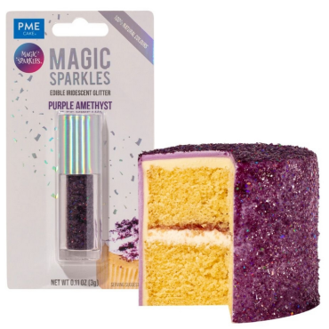 PME jadalne płatki do dekoracji Magic Sparkles Purple Amethyst MGS1011
