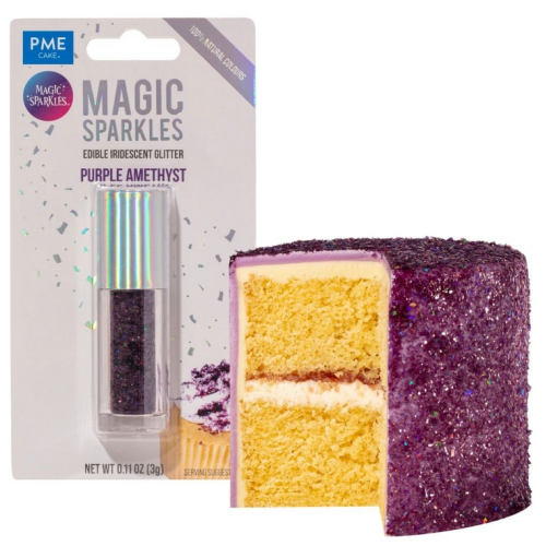 PME jadalne płatki do dekoracji Magic Sparkles Purple Amethyst MGS1011
