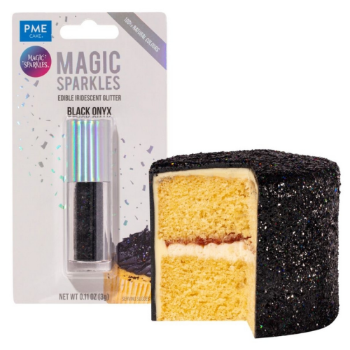 PME jadalne płatki do dekoracji Magic Sparkles Black Onyx MGS1010