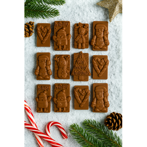 Forma silikonowa do czekoladek tabliczki Merry Christmas Sweet Baking