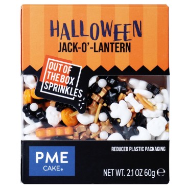 PME Halloween Sprinkle – Jack-o-Lantern dynie – posypka cukrowa HW24OTB027