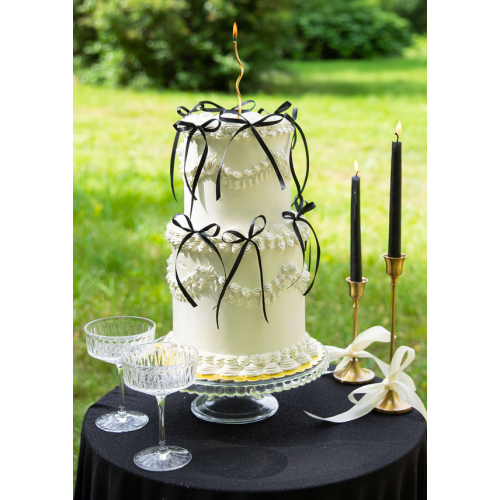 Kokardki czarne do dekoracji Lambeth Cake PP164341