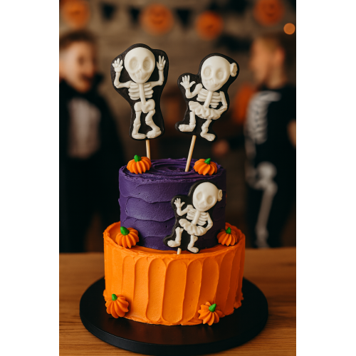 Zestaw Halloween-Tańczące kościotrupy EX19422