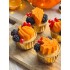 Sweet Baking Forma silikonowa do pieczenia ciastek dynie liście żółędzie 9gniazd 11945