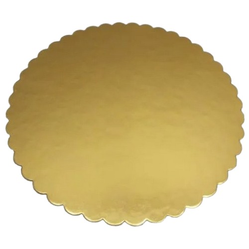 Podkład pod tort okrągły ząbkowany śr. 18 cm gruby