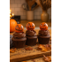 Czekoladowe kule 3D Dynia 3szt dekoracja na Halloween 12018