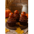 Czekoladowe kule 3D Dynia 3szt dekoracja na Halloween 12018