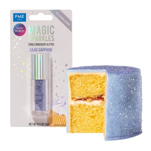 PME jadalne płatki do dekoracji Magic Sparkles Lilac Sapphire MGS1002