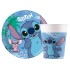 Zestaw urodzinowy Lilo&Stitch Talerzyki kubki komplet 16sztuk 14513