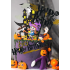 Figurka 2D do dekoracji wypieków Czarownica na miotle Halloween 14526