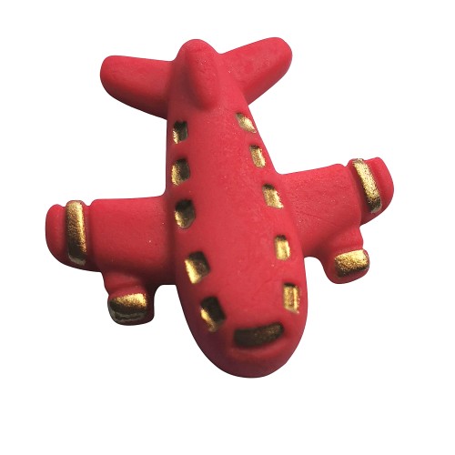 Figurka cukrowa do dekoracji wypieków Samolot czerwony 14535