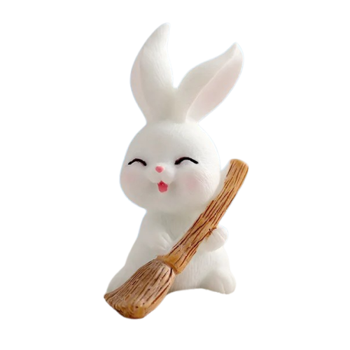 Figurka na tort Świąteczny Króliczek Zajączek 3D wzór nr2 14759