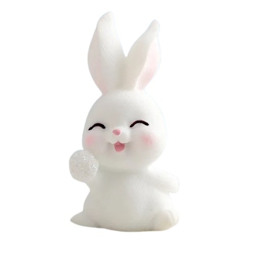 Figurka na tort Świąteczny Króliczek Zajączek 3D wzór nr6 14763