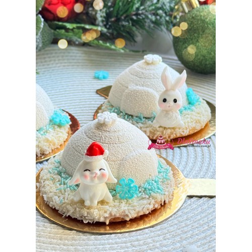 Forma silikonowa do pieczenia ciastek Igloo 6gniazd 13474