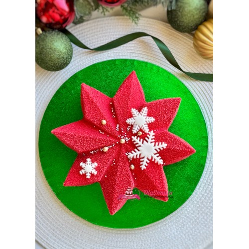 Fun Cakes Podkład okrągły pod tort Zielony gruby 25cm wysoki h:1,2cm F80860