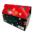 Azucren Pudełko z okienkiem na babeczki Merry Christmas 2 gniazda AZ01564