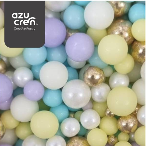 Azucren Posypka cukrowa do dekoracji Golden Lime mix 90g AZ01915